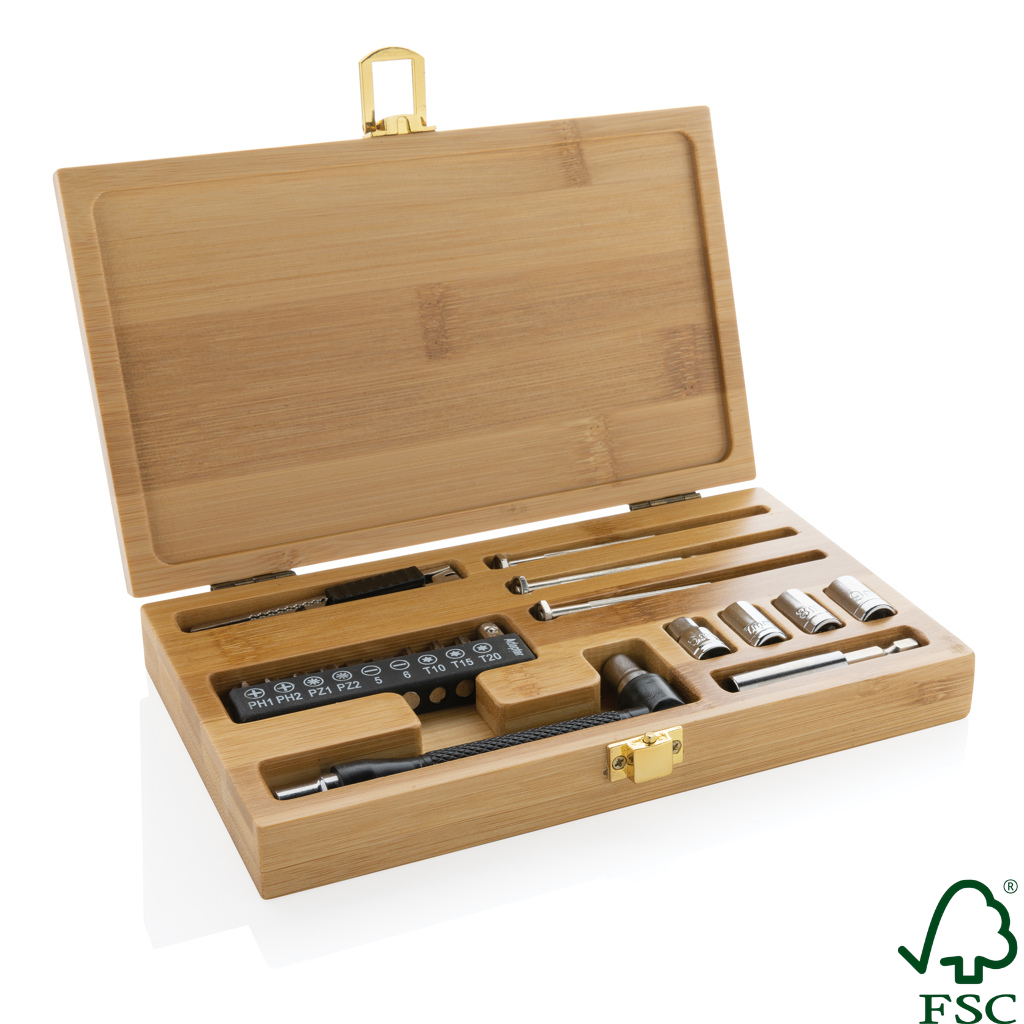 Carvine 21 pcs bamboo tool set
