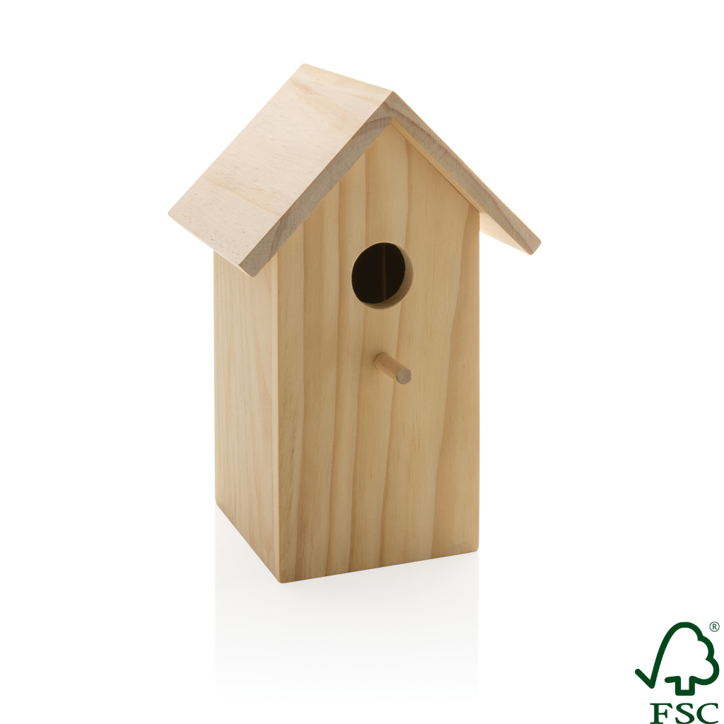Wooden birdhouse