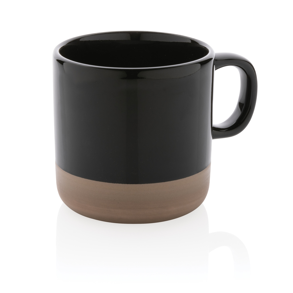 Glazed ceramic mug 360ml.