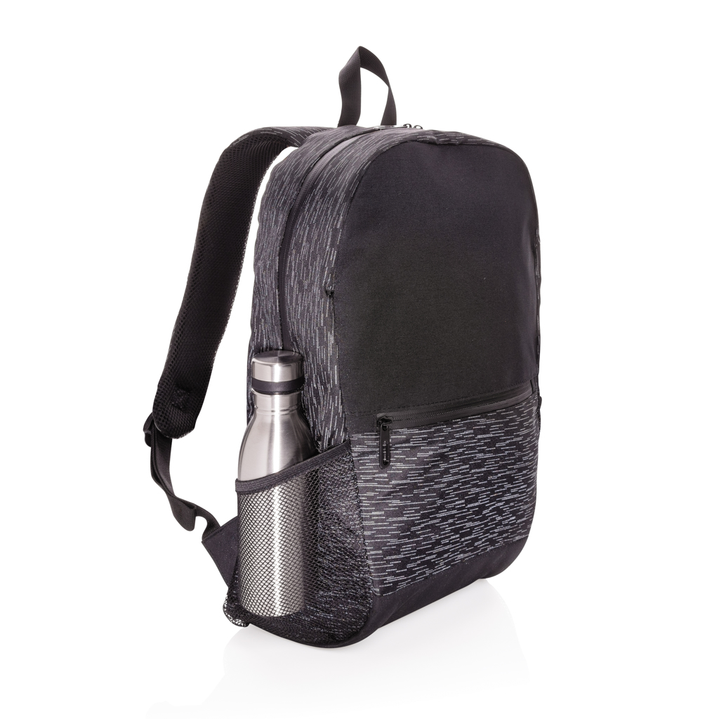 AWARE™ RPET Reflective laptop backpack