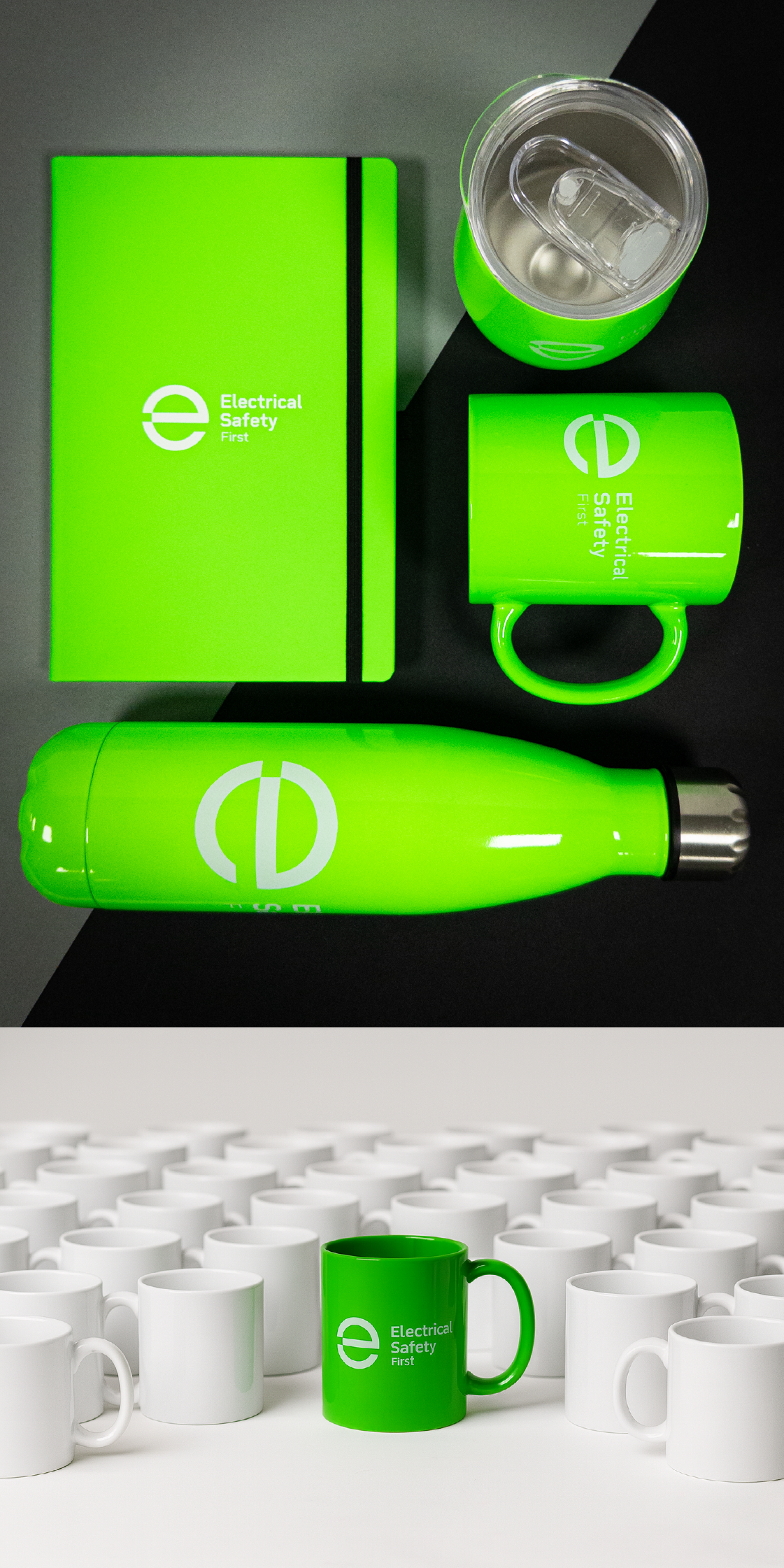 Electrical Safety First branded merchandise